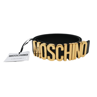 Logo Letter Leather Belt