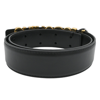 Logo Letter Leather Belt