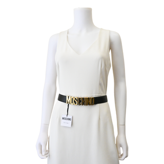 Logo Letter Leather Belt