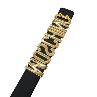 Logo Letter Leather Belt