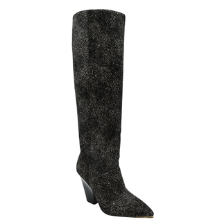 Speckled Haircalf Knee-High Boots