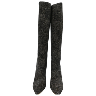 Speckled Haircalf Knee-High Boots