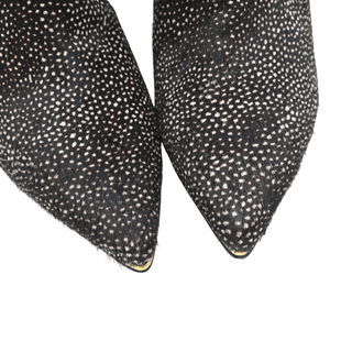 Speckled Haircalf Knee-High Boots