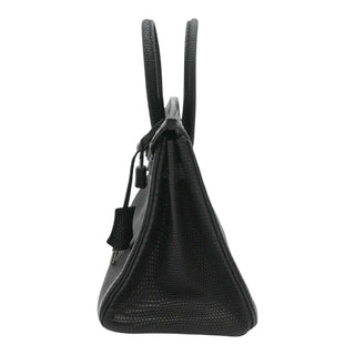 2005 Black Birkin 25 Lizard Leather Bag