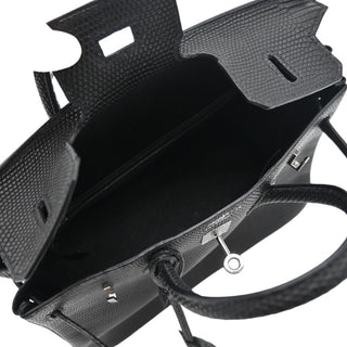 2005 Black Birkin 25 Lizard Leather Bag