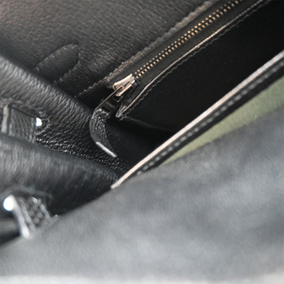 2005 Black Birkin 25 Lizard Leather Bag