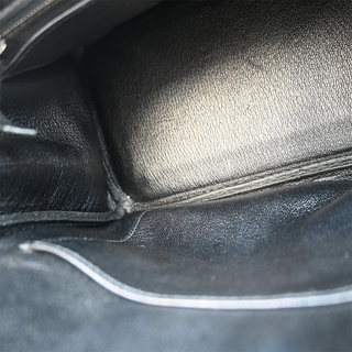 2005 Black Birkin 25 Lizard Leather Bag