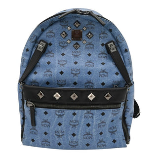 Dual Stark Visetos Backpack with Convertible Crossbody Pouch