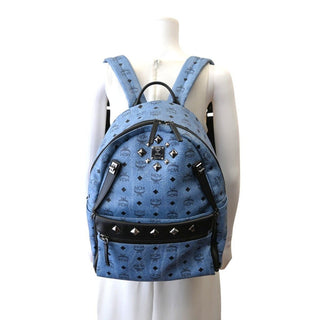 MCM | Dual Stark Visetos Backpack with Convertible Crossbody Pouch