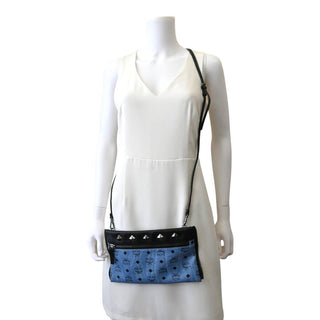 MCM | Dual Stark Visetos Backpack with Convertible Crossbody Pouch