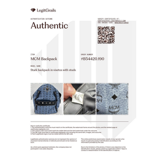 MCM | Dual Stark Visetos Backpack with Convertible Crossbody Pouch
