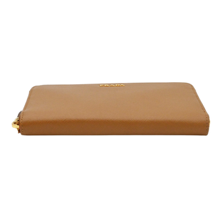 PRADA | Caramel Saffiano Leather Continental Wallet