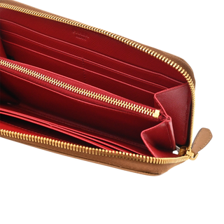 PRADA | Caramel Saffiano Leather Continental Wallet