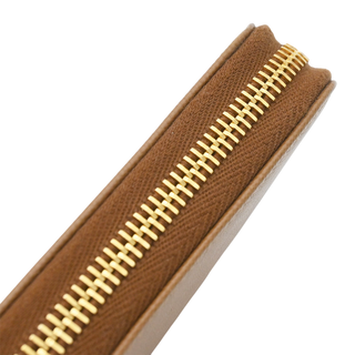 PRADA | Caramel Saffiano Leather Continental Wallet