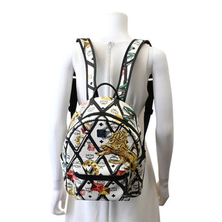 MCM | Stark Lion & Jewel Print Visetos Backpack