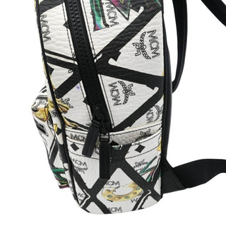 MCM | Stark Lion & Jewel Print Visetos Backpack