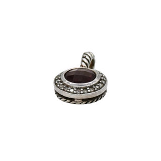 DAVID YURMAN | Cerise Garnet & Pavé Diamond Pendant