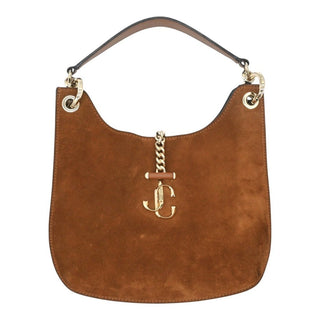 JIMMY CHOO | Varenne JC Suede Hobo Shoulder Bag