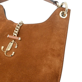 JIMMY CHOO | Varenne JC Suede Hobo Shoulder Bag