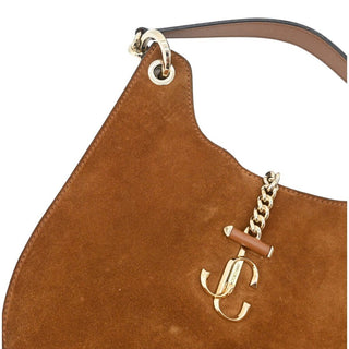 JIMMY CHOO | Varenne JC Suede Hobo Shoulder Bag