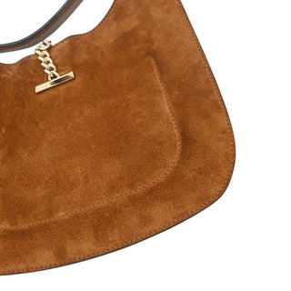 JIMMY CHOO | Varenne JC Suede Hobo Shoulder Bag