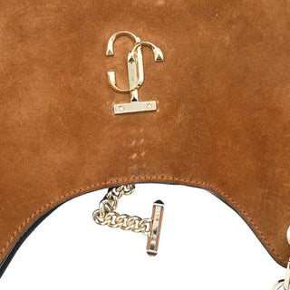 JIMMY CHOO | Varenne JC Suede Hobo Shoulder Bag