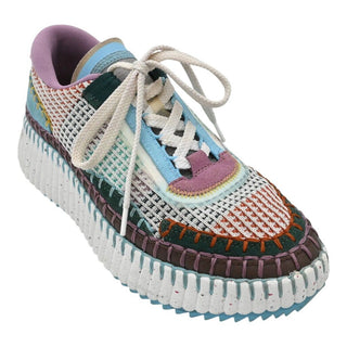 Nama Hand-Stitched Multicolor Platform Sneakers