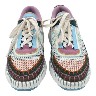 Nama Hand-Stitched Multicolor Platform Sneakers