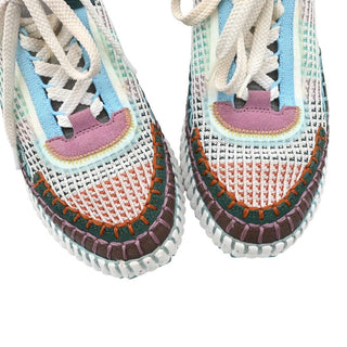 Nama Hand-Stitched Multicolor Platform Sneakers