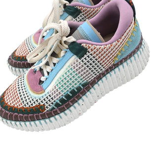 Nama Hand-Stitched Multicolor Platform Sneakers