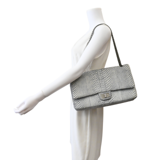 2.55 Reissue Python Double Flap Bag