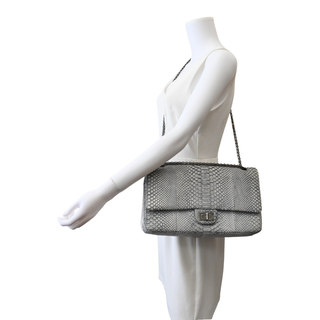 2.55 Reissue Python Double Flap Bag
