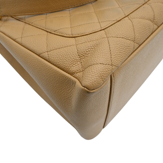 Quilted Caviar Leather Grand Shopping Tote Bag