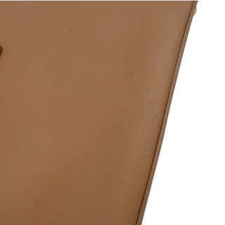 Caramel Brown Saffiano Galleria Double Zip Tote