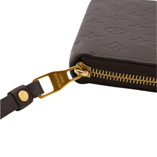 Terre Dark Brown Monogram Empreinte Zippy Wallet
