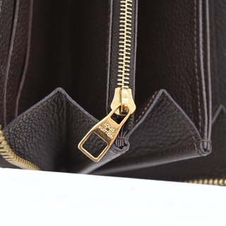 Terre Dark Brown Monogram Empreinte Zippy Wallet