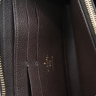 Terre Dark Brown Monogram Empreinte Zippy Wallet