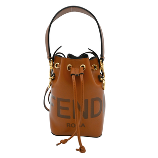 Mini Mon Tresor Fendi Roma Leather Bucket Bag