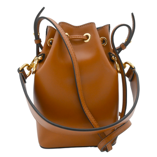 Mini Mon Tresor Fendi Roma Leather Bucket Bag