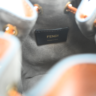 Mini Mon Tresor Fendi Roma Leather Bucket Bag