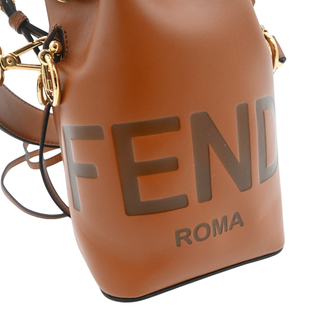 Mini Mon Tresor Fendi Roma Leather Bucket Bag