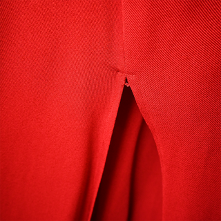 MARIA CORNEJO | Bias Sarah Rouge Eco Draped Long Dress