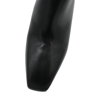 Gancini Leather Ankle Boots