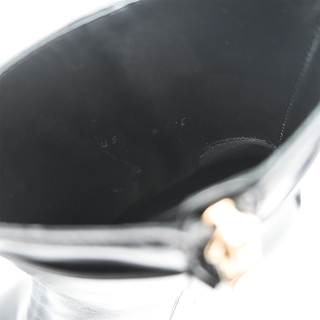 Gancini Leather Ankle Boots