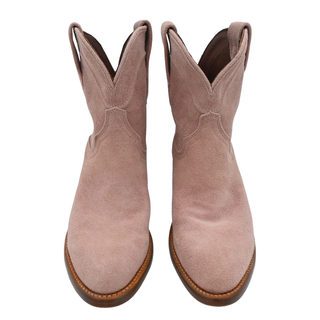 The Lucy Rose Suede Western Ankle Boots