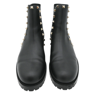 Rockstud Leather Chelsea Boots