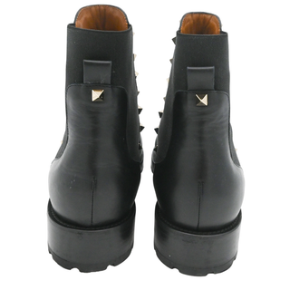 Rockstud Leather Chelsea Boots