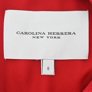 CAROLINA HERRERA | Red Floral Lace Dress