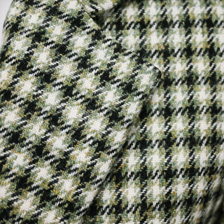 Sage Houndstooth Wool Blazer