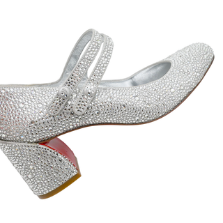 Miss Jane Strass Crystal Mary Jane Pumps